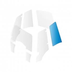 827/80269 Стекло боковое заднее левое JCB 3CX, 4CX