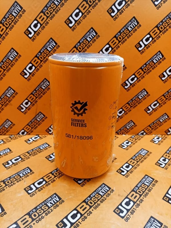 581/18096, 1132402322, 8983758600 Фільтр масляний двигуна JCB 3CX, 4CX