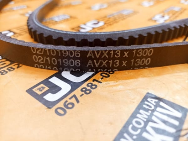 02/101906, 2614B652, Ремінь 13х1300 JCB 3CX, 4CX