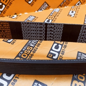320/08604, 320/08764 Ремінь 8PK201 на JCB 3CX, 4CX